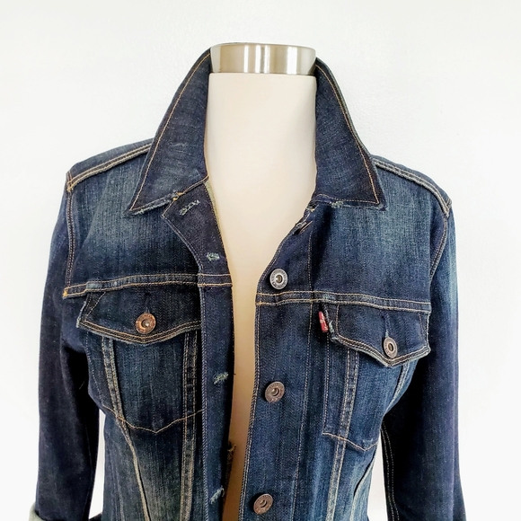 Levi's | Original Trucker Dark Wash Denim Jacket - Picture 5 of 9
